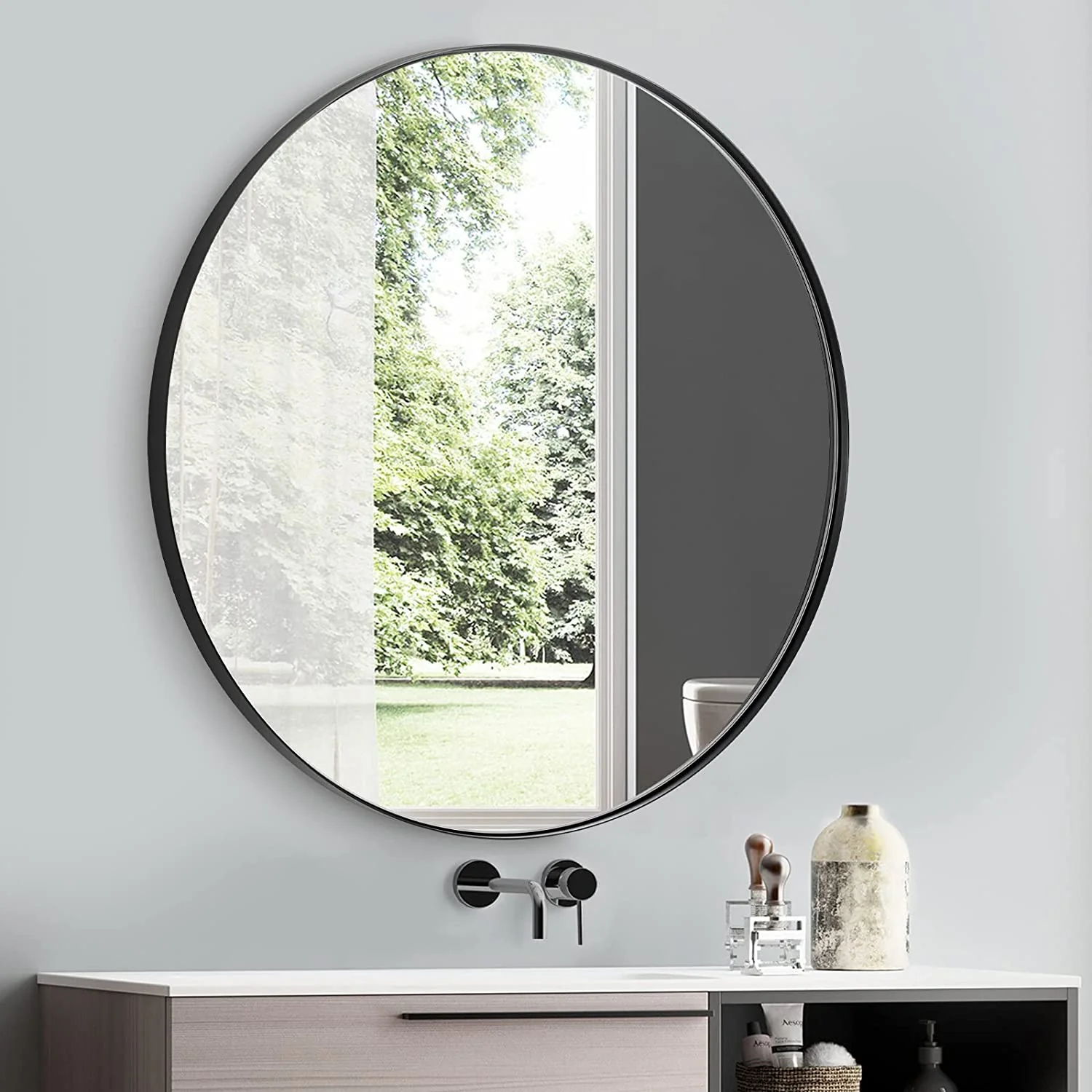 AYTM Circum Mirror spegel, black/clear